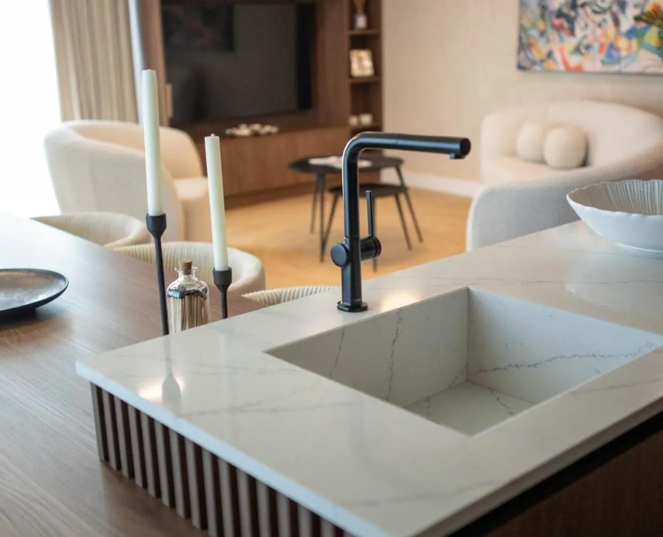 Penthouse Lebada Lake View Bukurešť Rumunsko